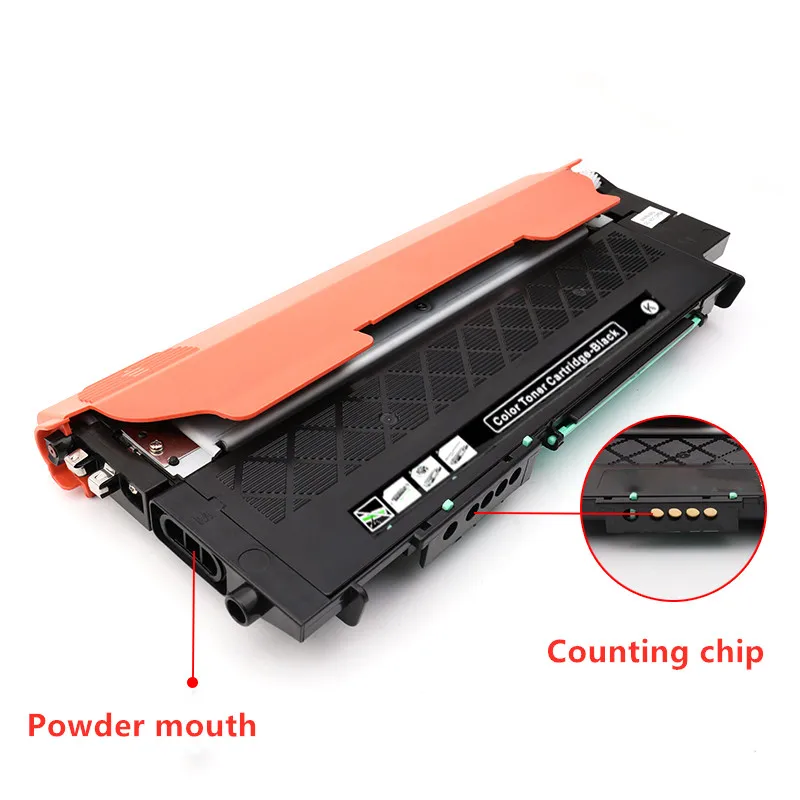 Imagem -04 - Cartucho de Toner Compatível para Samsung C430w C433w C480 C480fn C480fw C480w Clt-k404s Clt-m404s M404s Clt404s Clt-y404s 404s