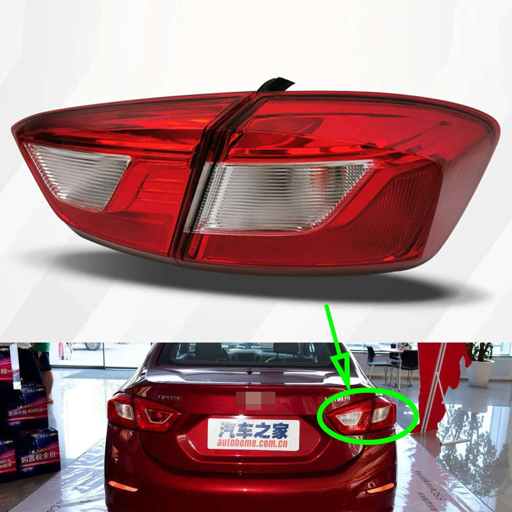 

Tail Lamp For Chevrolet Cruze 2016~2019 Car Light Assembly Auto Rear Tail Light Turning Signal Brake Lamp Warning Bumper Light