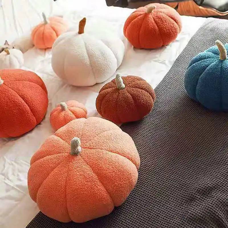 

Cute Pumpkin Plush Toy Halloween Decorative Stuffed Creative Cushion Couch Sleeping Pillow Soft Comfortable Kids Baby Gift