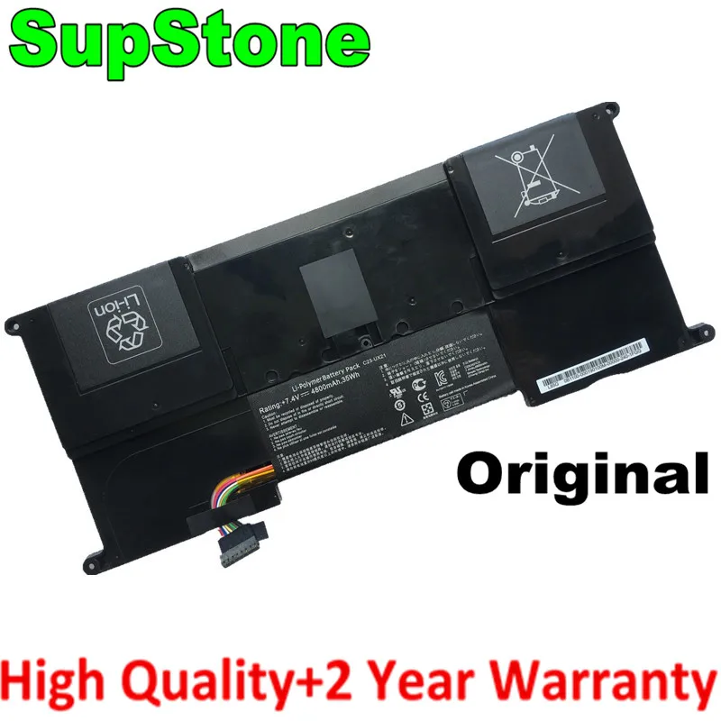 Imagem -01 - Supstone-bateria do Portátil para Asus C23-ux21 Zenbook Ux21 Ux21a Ux21e Ultrabook Ux21 Ux21a Ux21e K1009x Kx004v K101010v Xh71 Novo supstone bateria do portatil para asus c23 ux21 zenbook ux21 ux21a ux21e ultrabook ux21 ux21a ux21e k1009x kx004v k101010v xh71 novo 01