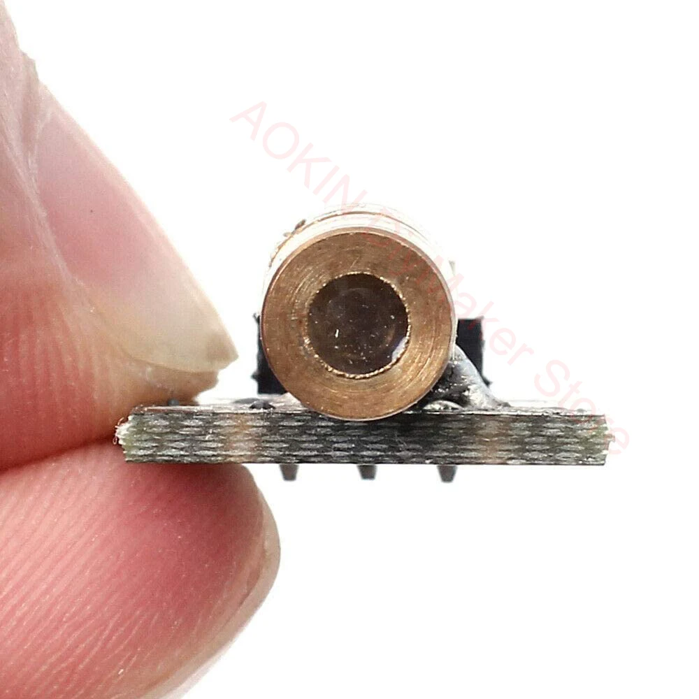 Laser Sensor Module 3pin 650nm Red Laser Transmitter Dot Diode Copper Head Module KY008 For arduino Sensors