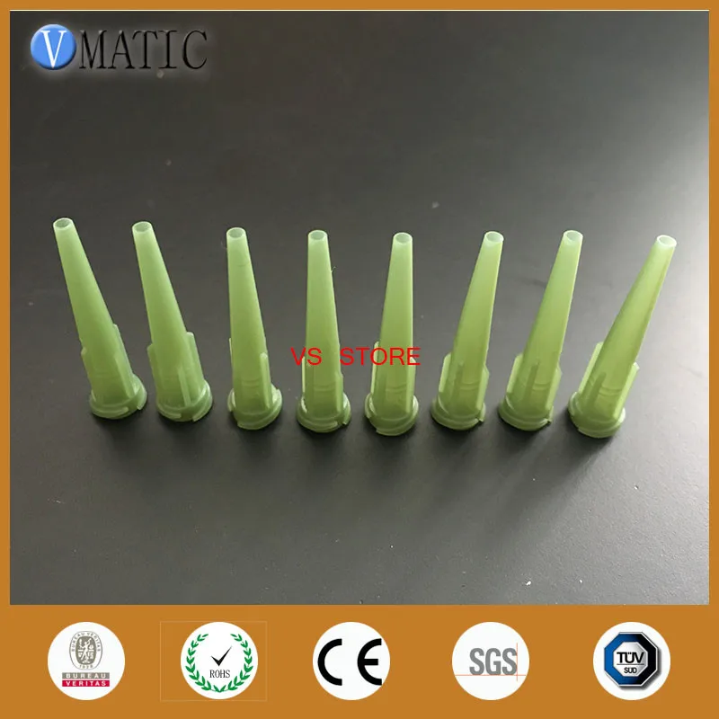 

Free Shipping Quality 100Pcs 14G TT Plastic Tapered Dispensing Needle Tips Olive Color