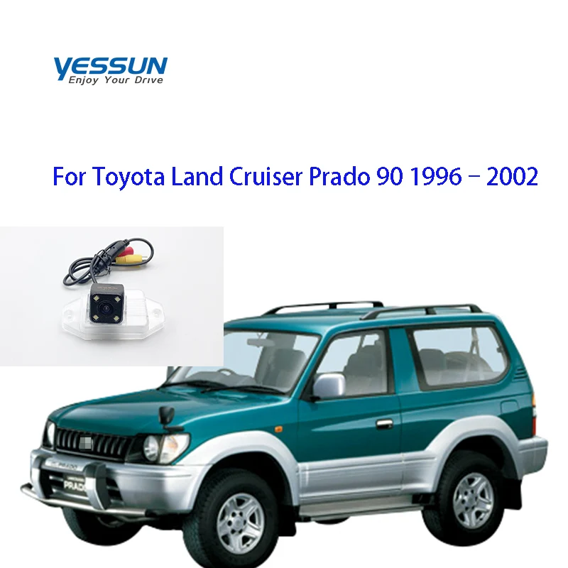 

Задняя камера AHD1280 * 720 для Toyota Land Cruiser Prado 90 95 1996-2002, камера номерного знака/Автомобильный задний парковочный корпус