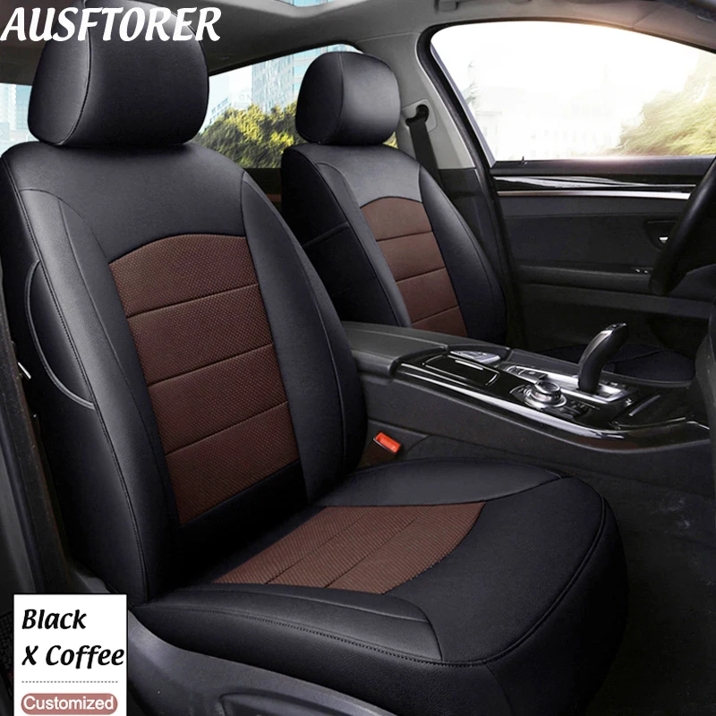 Custom Fit Cowhide & PVC Leather Car Cushion for KIA Carens Automobiles Seat Cover 2013 5 & 7 Seats Protectors Car Accessories