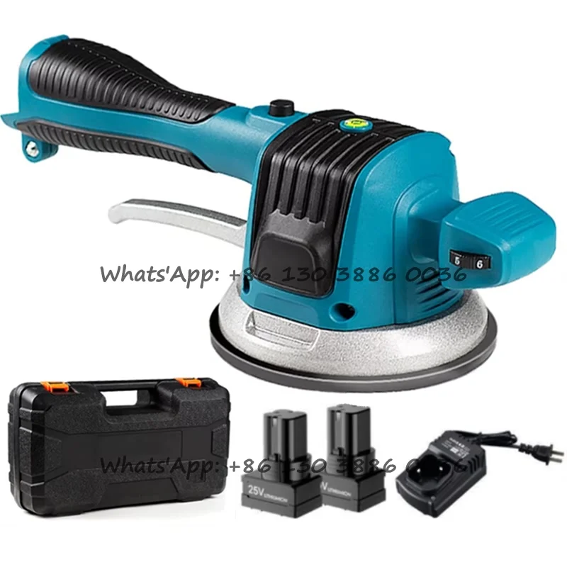 

25V 15000mAh Battery Ceramic Tile Tiler Tiling Machine High Power Vibrator Touch Button 60-120 Tiler Brick Laying Tool Vibration