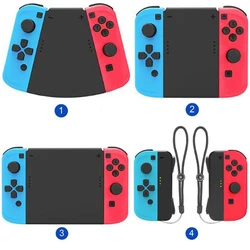 5 in 1 Connector Pack Hand Grip Cover Handle for Nintendo Switch oled Joy-Con Gamepad High-tech Surface Treatment Accessories