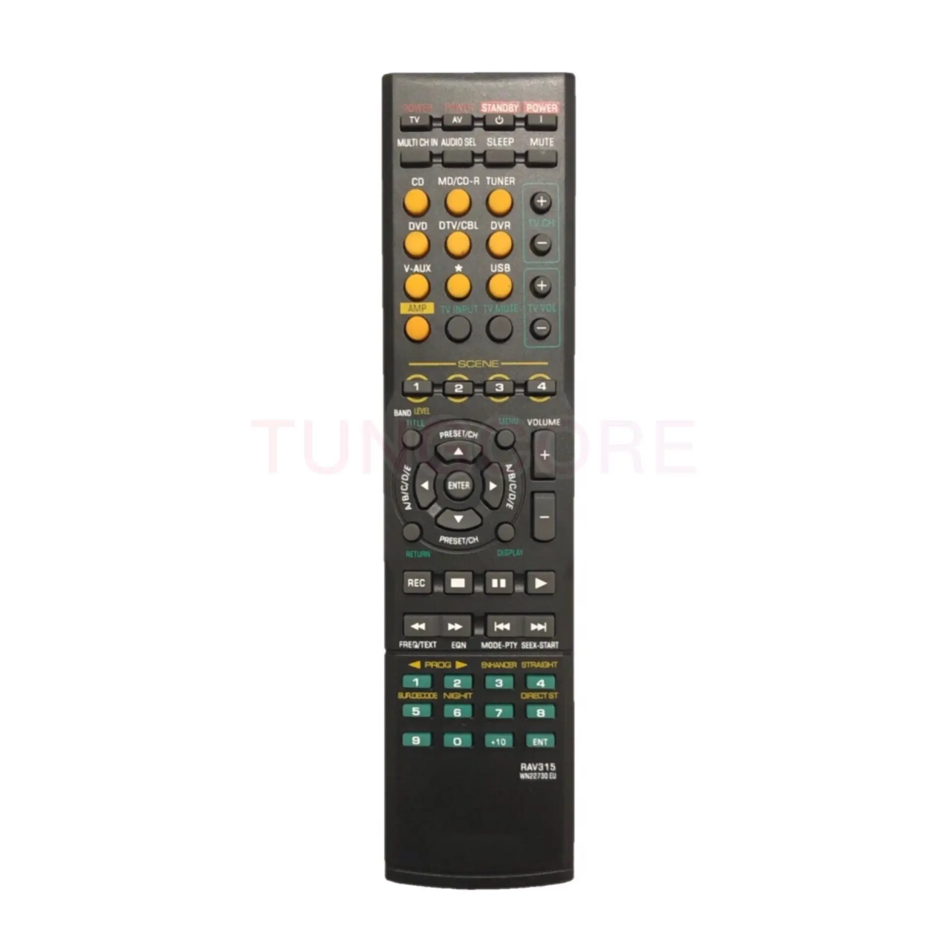 New RAV315  Remote Control For YAMAHA AV Receiver HTR6040 HTR6050 RX-V450 RX-V461 RX-V561 RAV311 RAV312 RAV282 HTR-6130 RX-v430