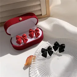 Trendy Bow Stud Earrings For Women Minimalist Korean Summer Metal Cute Earrings Fashion Jewelry Femme Good Quality 2020 New
