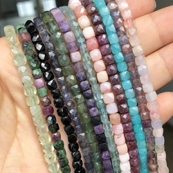 Natural Pink Opal Morganite Amazonite Prehnites Charoite Rubys Kyanite Stone Beads For DIY Jewelry Making Bracelet 15''Inches