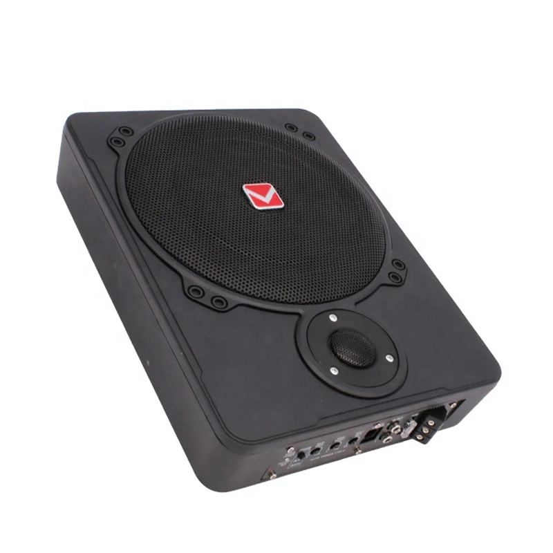 600W 8 Inch 4ohm Car Amplifier Active Subwoofer Speaker Metal High Power Audio Woofer High Quality Loudspeaker