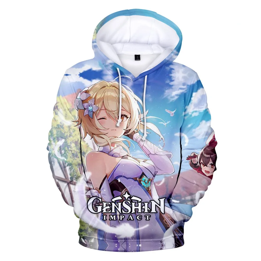 Genshin Impact Hoodies Game Sudaderas Hombre Anime Jackets Sweatshirts Men Women Pullover