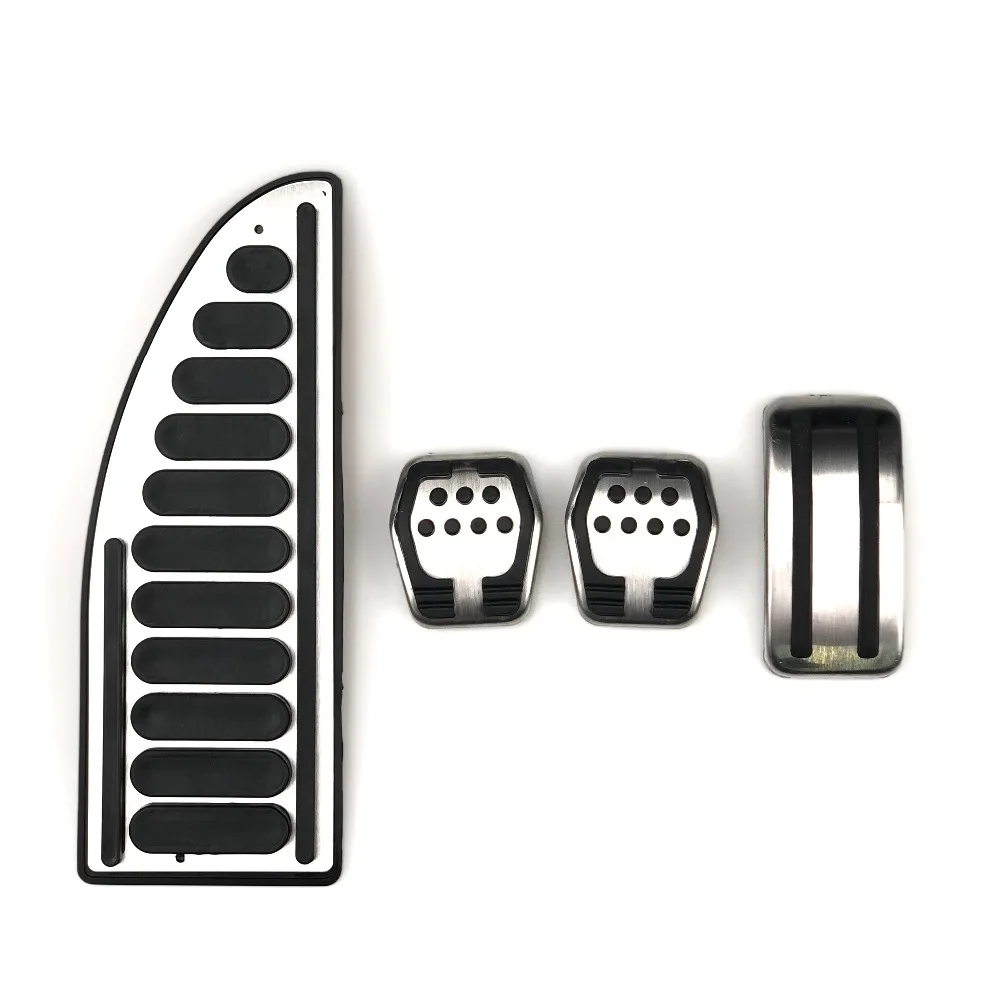 Stainless Steel Car Pedal Pads Pedals Cover for Ford Focus 2 3 4 MK2 MK3 MK4 RS ST 2005-2021 Kuga Escape 2009-2021