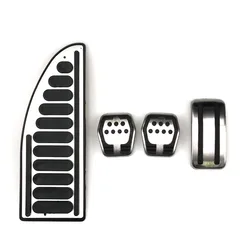 Stainless Steel Car Pedal Pads Pedals Cover for Ford Focus 2 3 4 MK2 MK3 MK4 RS ST 2005-2021 Kuga Escape 2009-2021