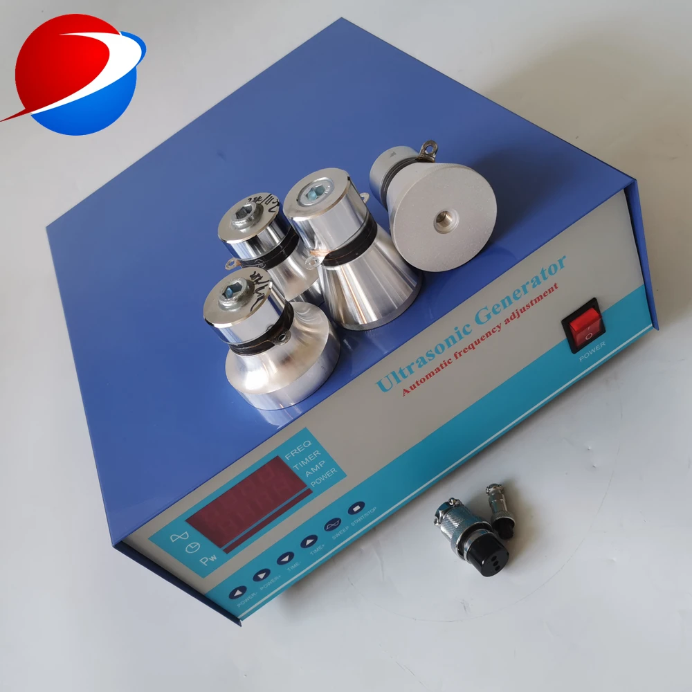 

40khz/80khz/120khz Three-frequencies Ultrasonic Cleaning generator 600w For Submersible Ultrasonic Transducers Pack