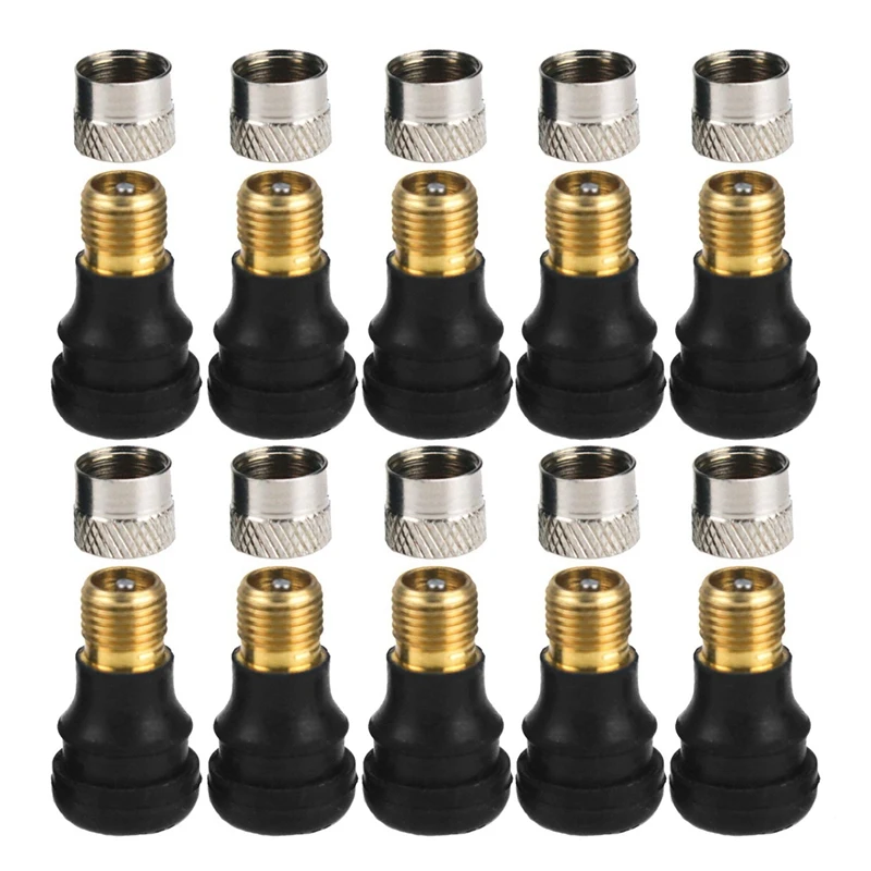 10Pcs Electric Scooter Tubeless Tire Vacuum Valve Wheel Gas Valve for Xiaomi M365 Electric Scooter Accessories