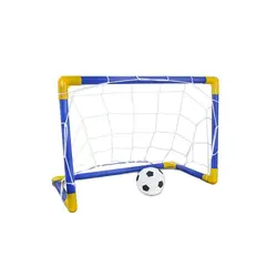 Porta de futebol infantil, entretenimento, brinquedos, 60cm, médio, interior e externo, bomba de bola, brinquedos esportivos para crianças