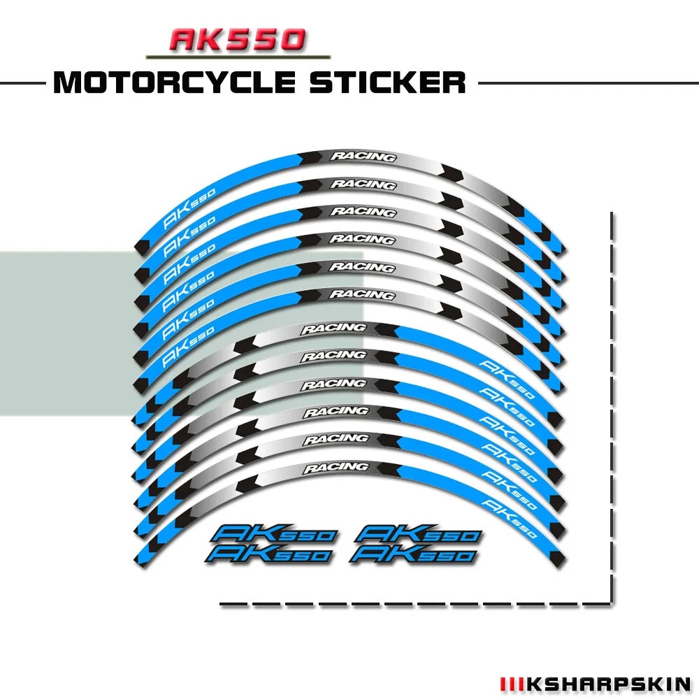 

The new sale of reflective stickers for motorcycle wheels is suitable for KYMCO AK550 AK 550