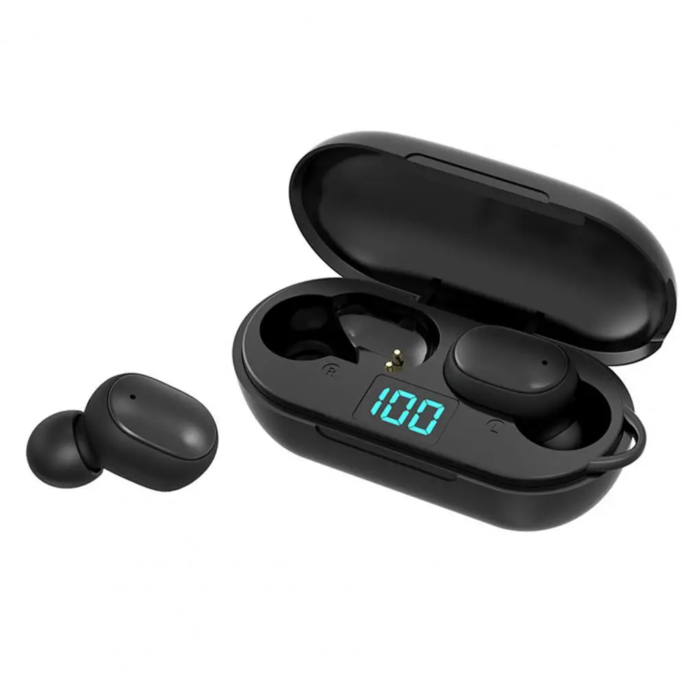 R6 Bluetooth Headset TWS 5.1 Touch Bluetooth Headset 9D Universal Headset Nondestructive Stereo Noise Canceling Game Headset