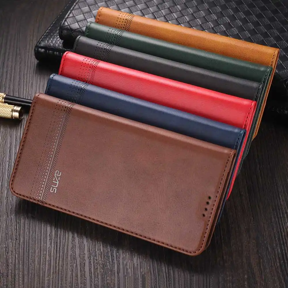 Magnetic Flip Case For Samsung Galaxy S21 S20 S23 FE S22 S24 Ultra S10 S8 S9 Plus S23FE S21FE S20FE Case Wallet Leather Cover