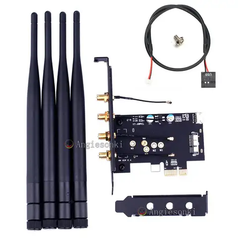 BCM94360CD/BCM94331CD WIFI WLAN 모듈-PCI-e 1x 16x 데스크탑 PC WIFI 어댑터