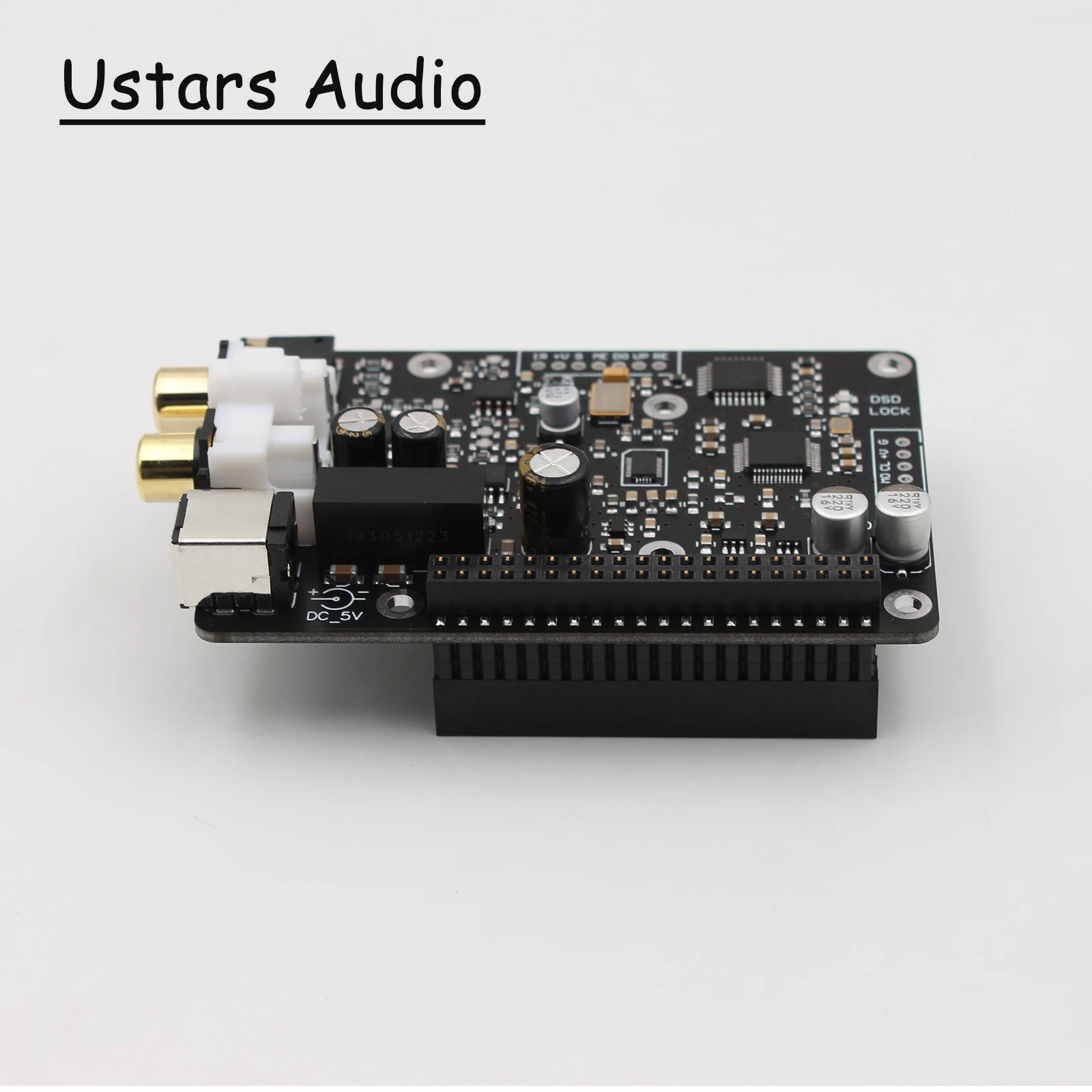 New R38h Raspberry Pi DAC decoder board 4B 3B digital broadcast webcast IIS 768KHz DSD512 hard solution