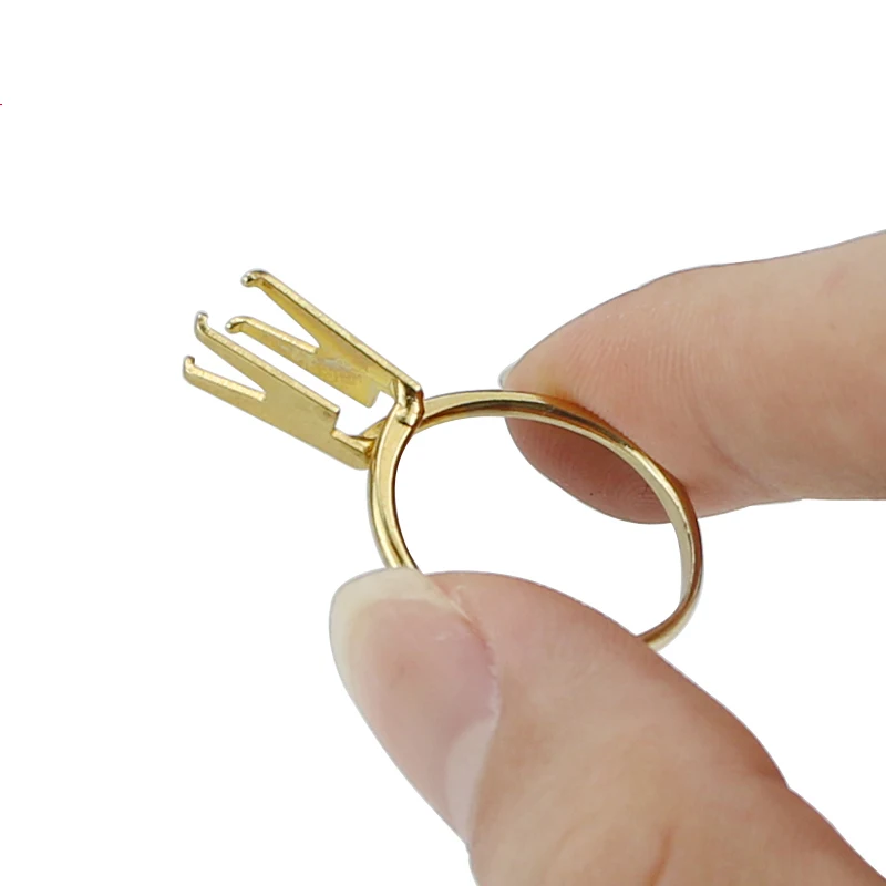 Creazione dell'anello della pinzetta dello strumento di raccolta del supporto della pietra preziosa della perla dei gioielli dell'artiglio