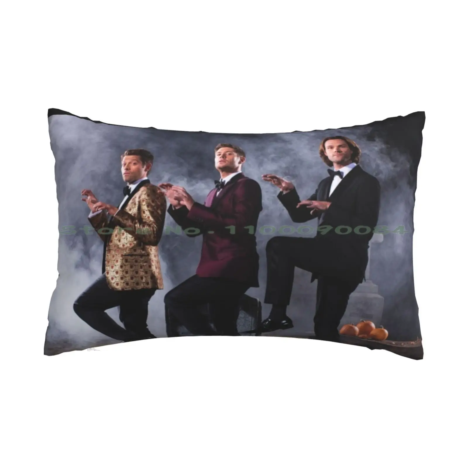 Misha , Jensen , & Jared ( Supernatural ) Pillow Case 20x30 50*75 Sofa Bedroom Letters Ballons Lovecore Valentine Day Hearts