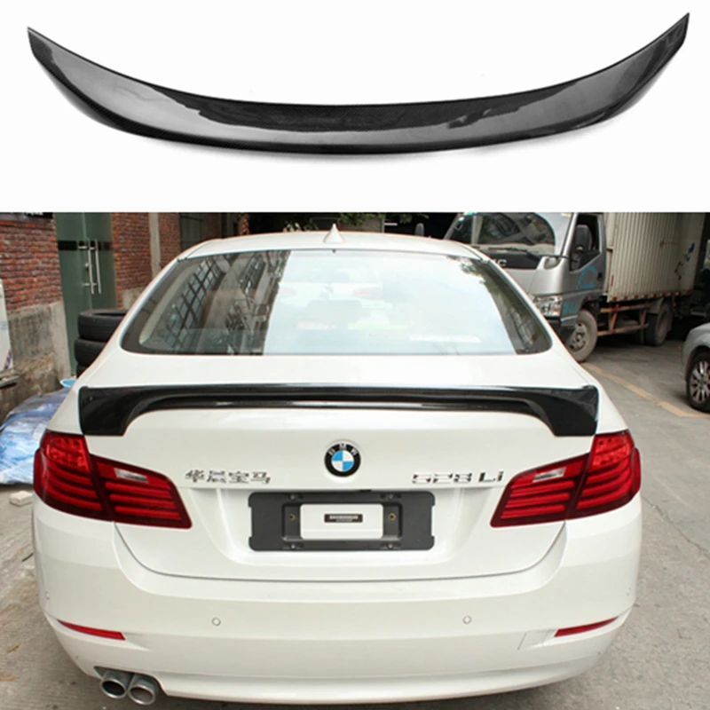 

F18 carbon fiber black rear wing spoiler for BMW 5 series F10 and M5 sedan 2010-2017 sedan