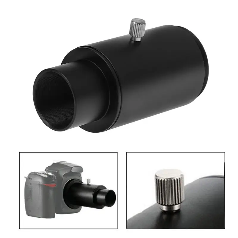 Aluminum T2 Adapter Telescope Extension Tube 1.25 inch Telescope Mount Thread T-Ring For Sony/Canon EOS/Nikon Camera Accessories