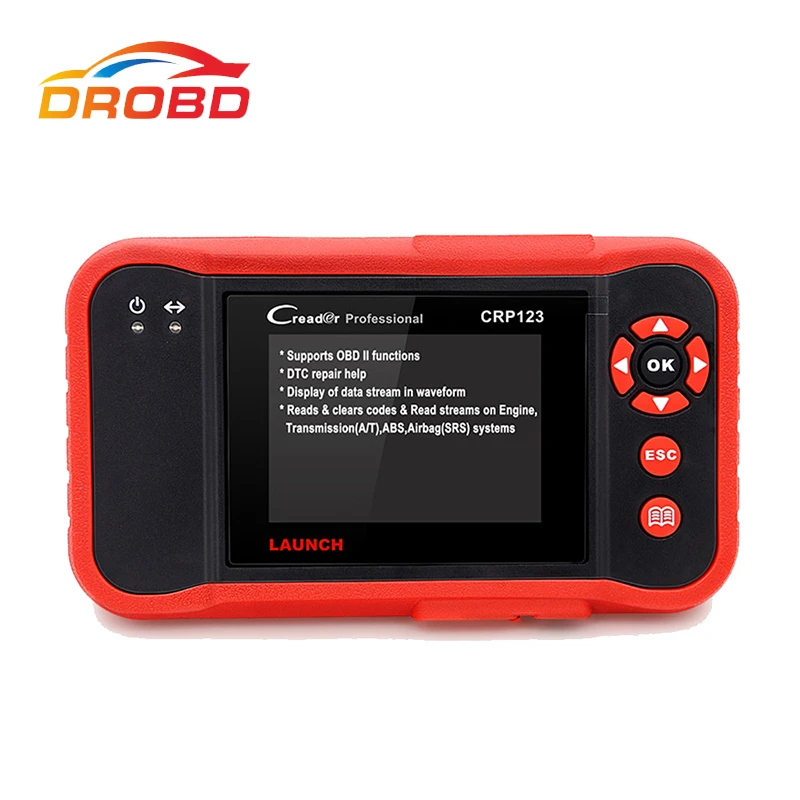 2017 Newest LAUNCH Creader CRP123 Code Scanner Creader Support for Multi Brand Car Diagnostic-Tool CRP 123 Reader 7+ Car Scan