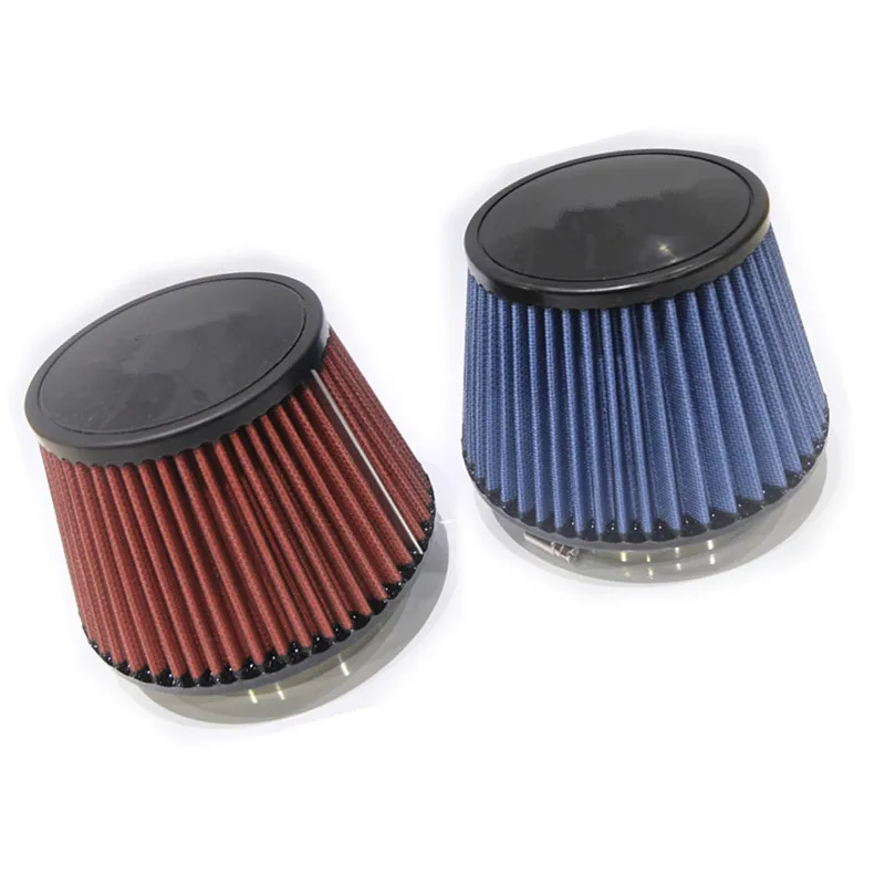 SPSLD Universal Car Air Filters Performance High Flow Cold Intake Filter Induction Kit Sport Power Mesh Cone 115MM