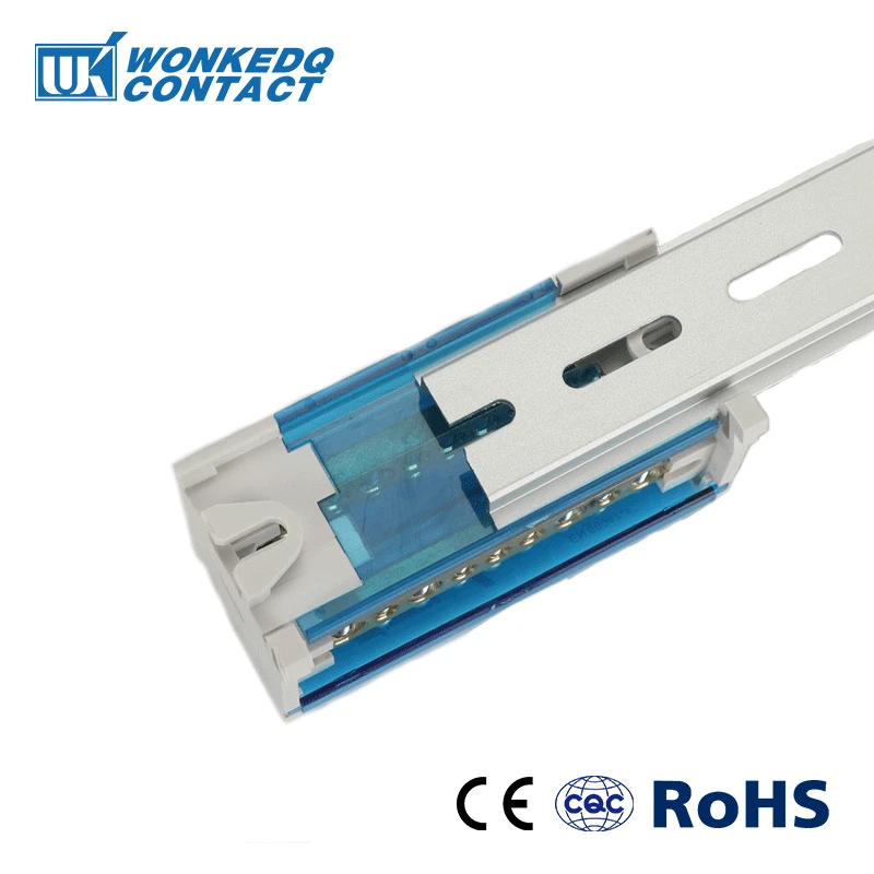 WKH-211 Junction Modular Power Distribution Box 2*11 Pins Screw Wire Electrical Connector Din Rail Terminal Block WKH211