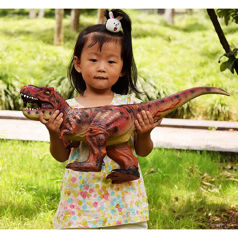 Miękka zabawka figurki Model Brachiosaurus Plesiosaur tyranozaur dinozaur kolekcja kolekcja zwierząt zabawki modele