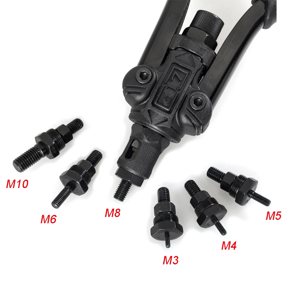 ALLSOME BT-617 nit pistolety narzędzie wstaw instrukcja Riveter nakrętka gwintowana nitowanie Rivnut narzędzie do nakrętek M3 M4 M5 M6 M8 M10