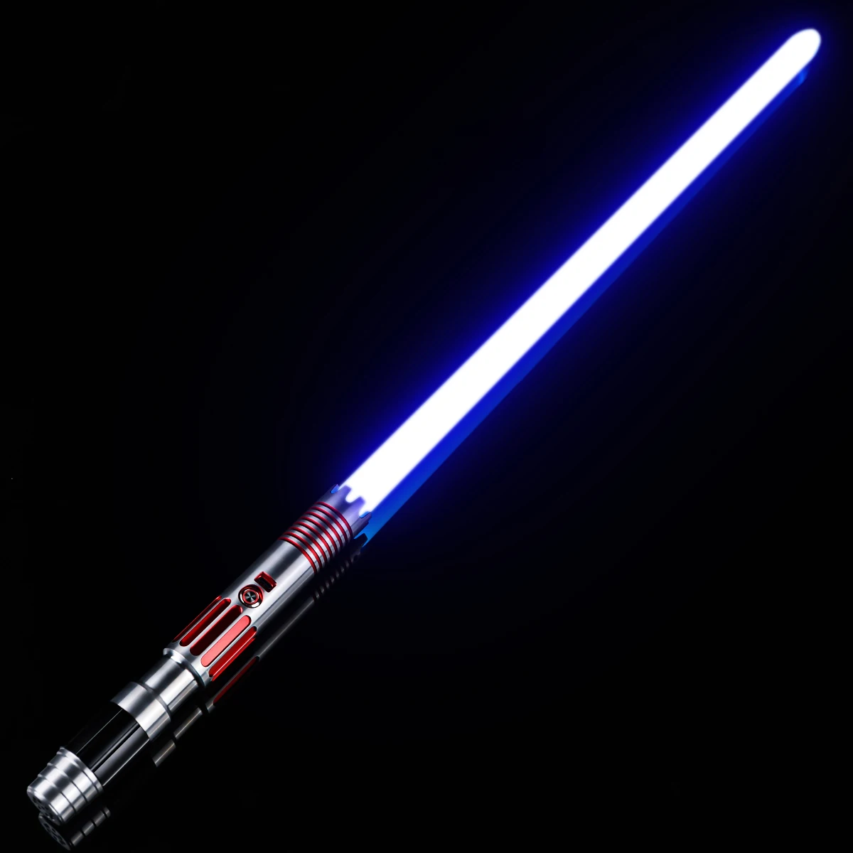 Lgt Damiensaber Lightsaber-Gevoelige Smooth Swing Licht Sabels Met 12 Kleuren Veranderen 9 Geluid Lettertypen Zware Dueling Training