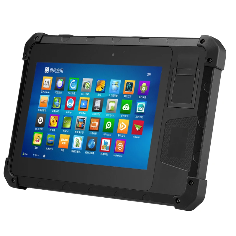 RUGLINE Waterproof Android Rugged Industrial Tablet PC With Barcode Scanner 8 Inch System Data Collection