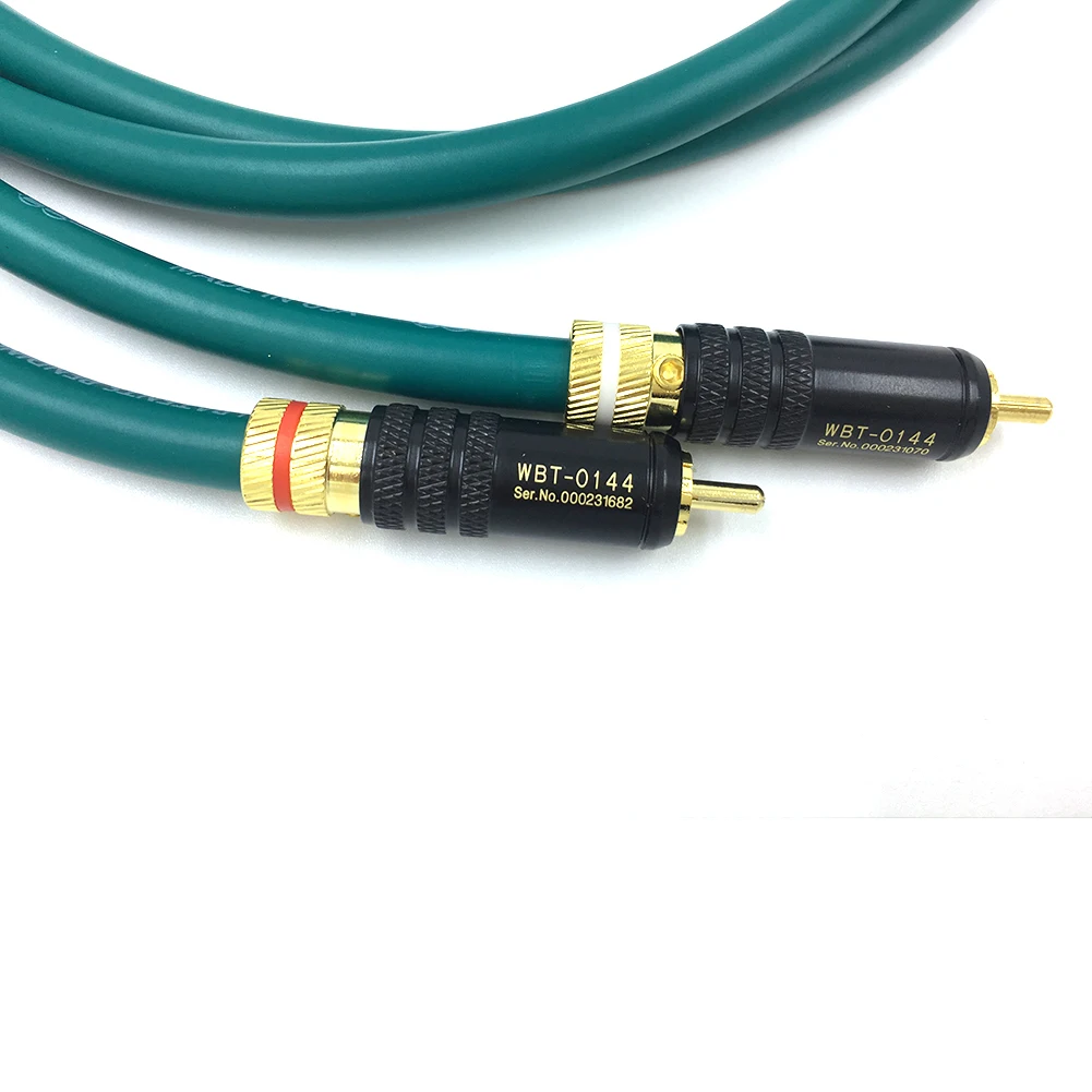 Haldane Pair HIFI Type-4 Gold Plated RCA Audio Cable HIFI Double RCA Audio  Signal Cable Rca High-end Corld for CARDAS CROSS