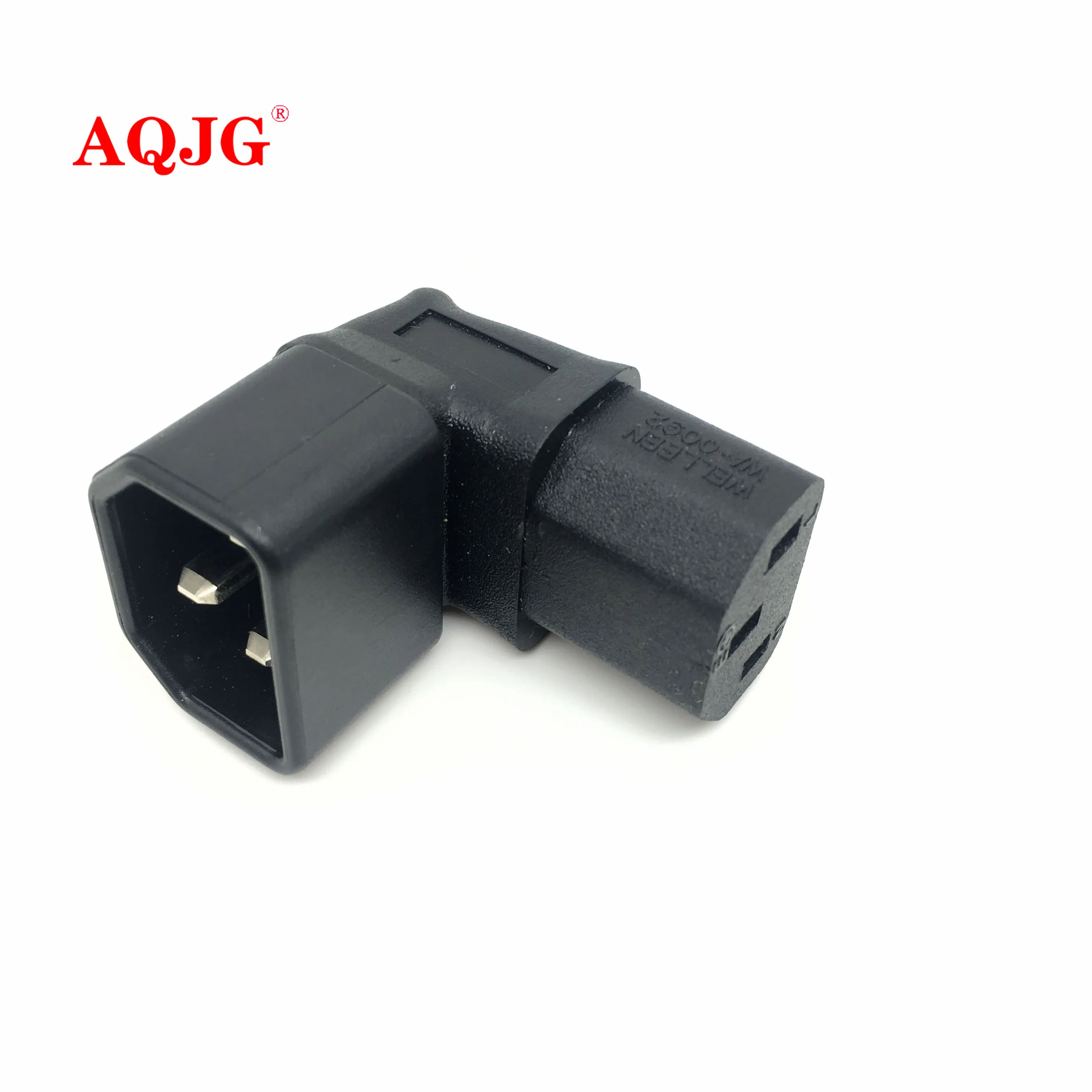 Black Universal New IEC 320 C14 Male To C13 Female Power Adapter Plug LCD TV Wall Mount 110V-250V 10A-16A