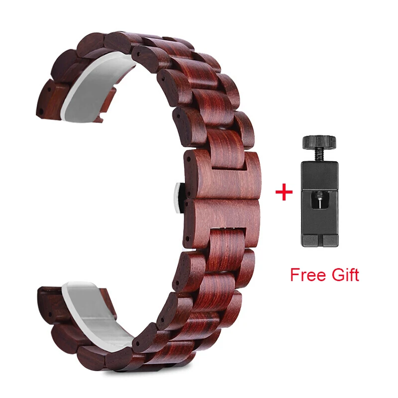 Wooden Straps For Garmin Vivoactive 3 4 Smart Watch Band 20MM 22MM Wristband For Vivoactive4 3 Correa WatchBands