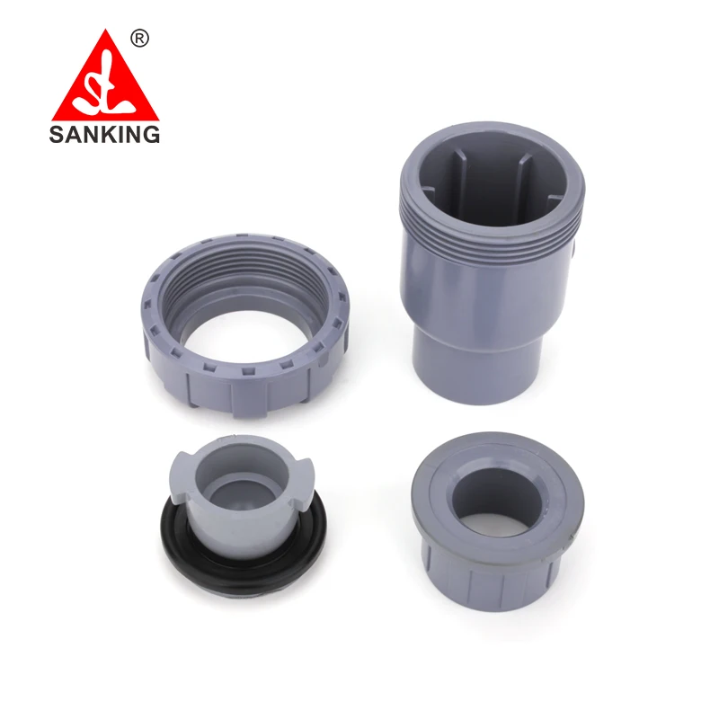 Imagem -05 - Sanking 2063 mm Cpvc Única Válvula de Verificação da União Não-retorno Pvc Flap Válvula de Verificação tipo Válvula de Retenção Hidráulica