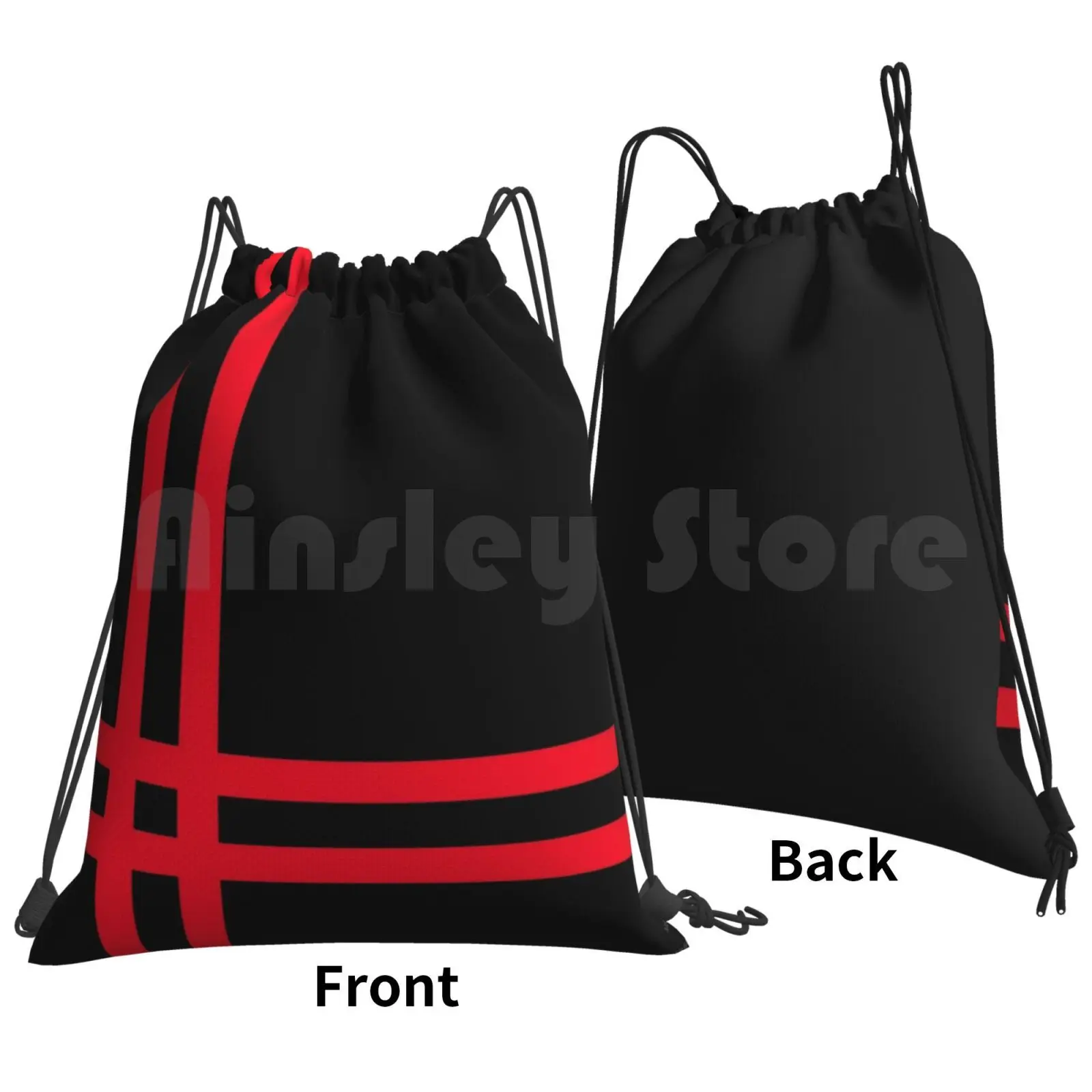 Telekon Style Numan Stripes Backpack Drawstring Bag Riding Climbing Gym Bag Gary Numan Numan Tubeway Army Replicas 1979