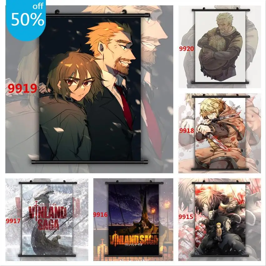 Vinland Saga Anime Manga HD Print Anime Posters Canvas Painting Wall Decor Wall Art Picture for Living Room Decor Home Decor