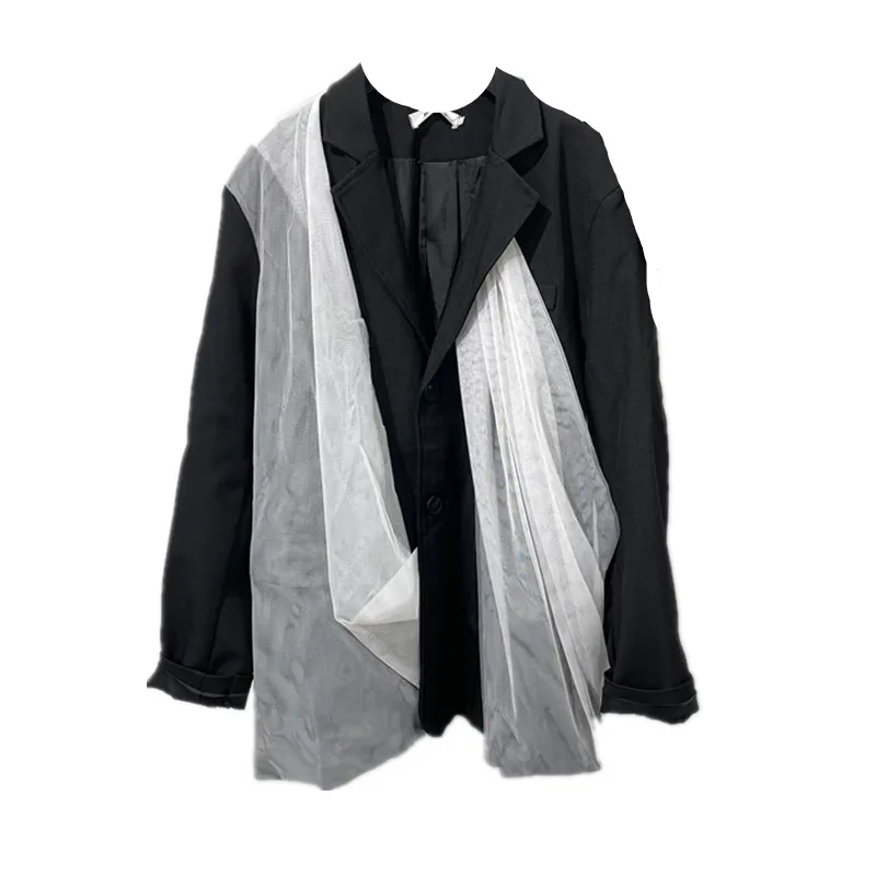 Owen seak Men Jacket Coat Gothic Style Men\'s Clothing Autumn Zipper Flying Jacket Classic Men Solid Black Coat