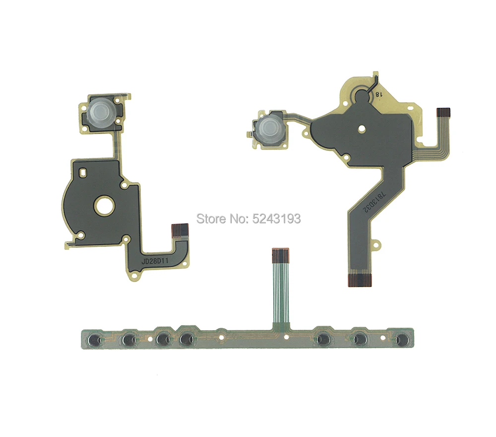 1 قطعة لسوني PSP 2000 2001 2004 2008 الاتجاه عبر زر اليسار مفتاح حجم اليمين لوحة المفاتيح الشريط سلك ل PSP2000 الكابلات المرنة
