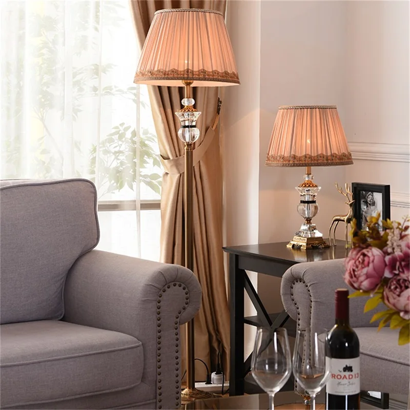 AOSONG Floor Lamps Contemporary LED Luxury Design Crystal Light Decorative For Home