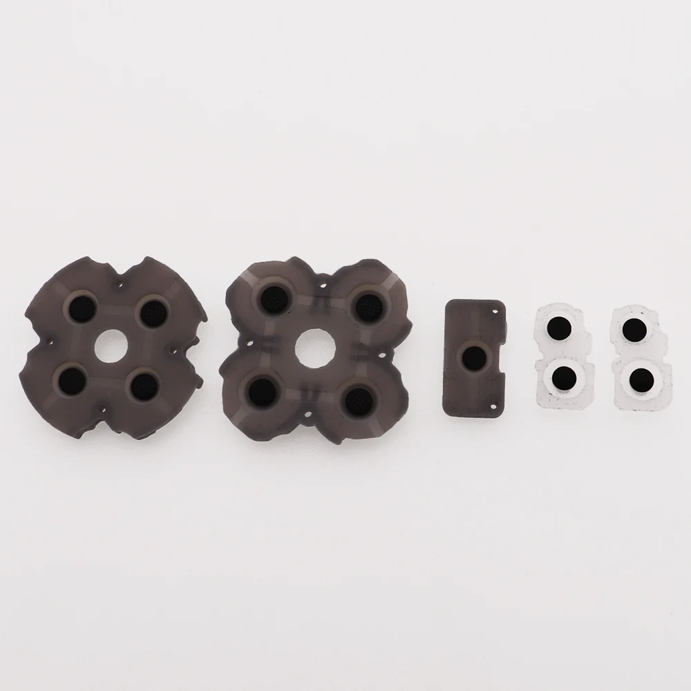 TingDong 1set LR Conductive Rubber Pads For PS5 Controller Buttons Contact Rubber Conductive Silicone Rubber for ps5