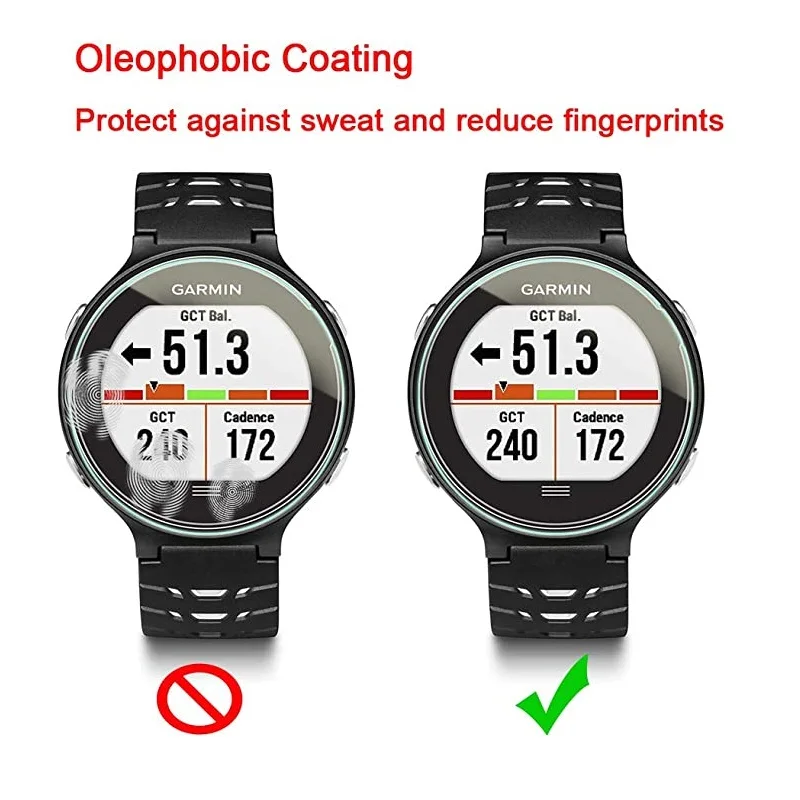 3PCS Smart Uhr Screen Protector für Garmin Forerunner 235 230 225 220 620 630 645 Gehärtetem Glas Schutz Film