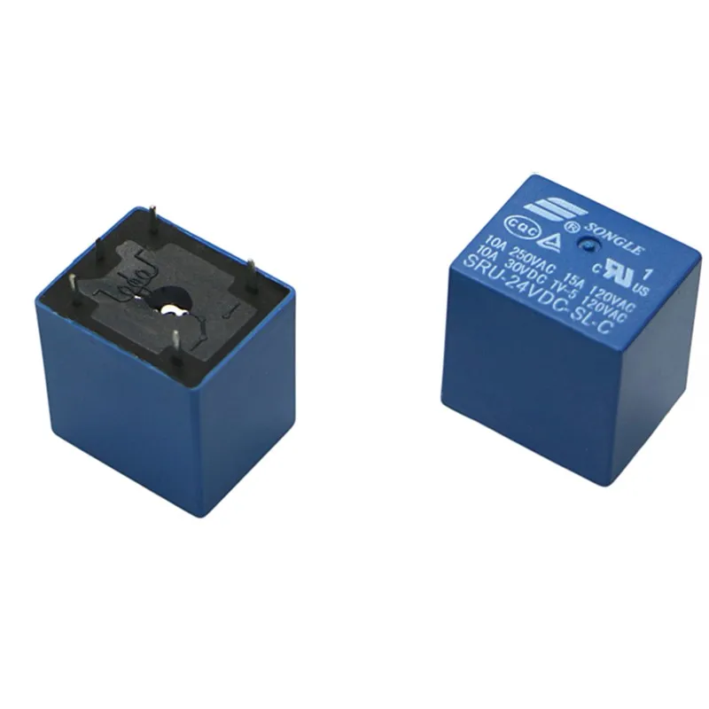 5PCS/Lot Relay SRU-05VDC-SL-C SRU-12VDC-SL-C SRU-24VDC-SL-C SRU-05VDC-SL-A SRU-12VDC-SL-A SRU-024VDC-SL-A T70 15A 5PIN