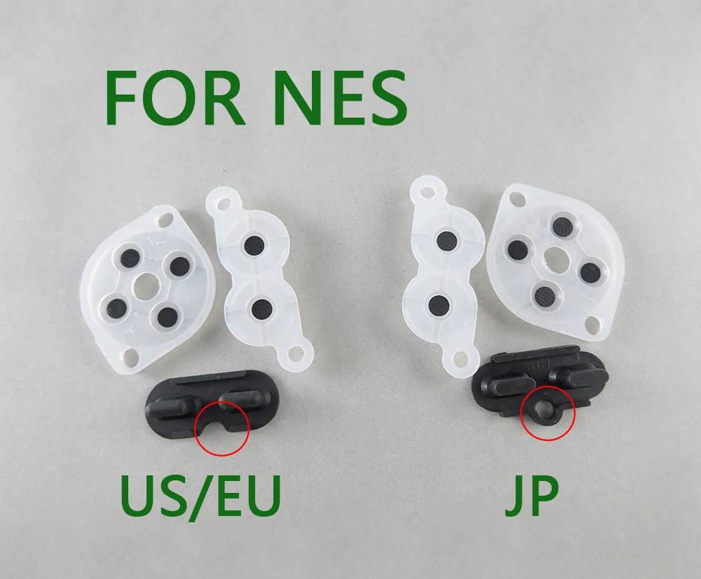 Almohadillas Silicona Conductora Nintendo NES – Adhesivas
