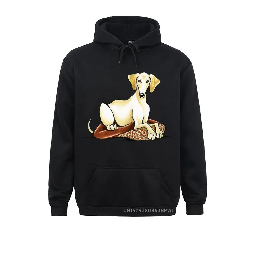 

Smooth Saluki Lester Sweatshirt Men Retro Dog Sweatshirt Cool 3D Print Coats Round Neck Pullover Guys Punk Designer Streetwear